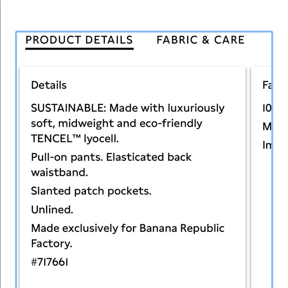 Pull On Straight Leg Pant - Picture 4 of 4